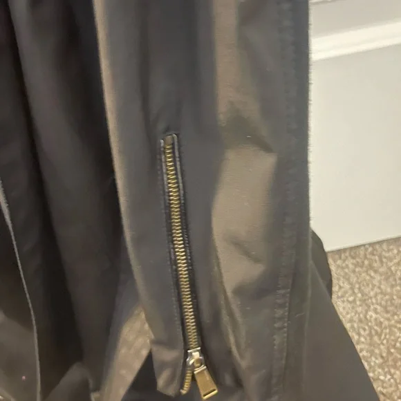 LIKE NEW BCBG Generation Belted Black Double Breasted Trench Coat Jacket - Picture 6 of 8